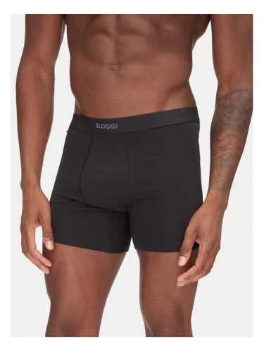 Sloggi Комплект 2 чифта боксерки 10222372 Черен