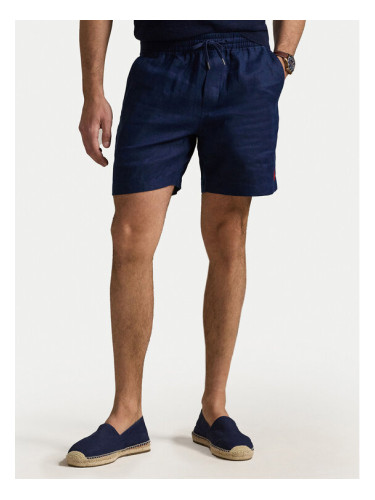 Polo Ralph Lauren Шорти от плат 710958586003 Тъмносин Classic Fit