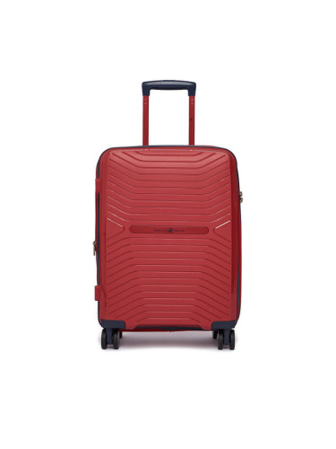 Beverly Hills Polo Club Самолетен куфар за ръчен багаж BHPC-WAL-006-S Червен