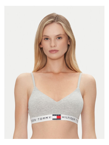 Tommy Hilfiger Сутиен бралет UW0UW05715 Сив