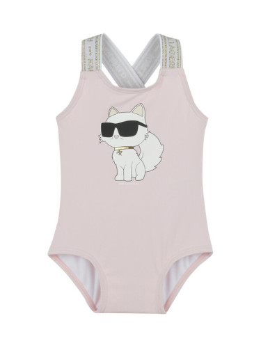 Karl Lagerfeld Kids Бански костюм Z30512 S Розов