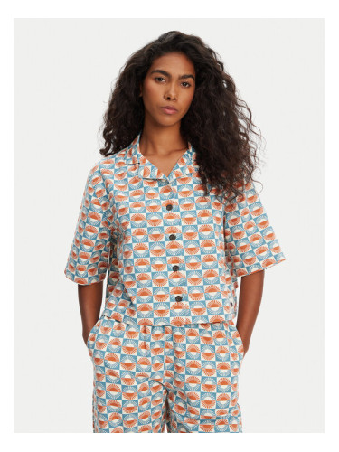 Quiksilver Риза Dad Crop Fit EQWWT03144 Цветен Relaxed Fit