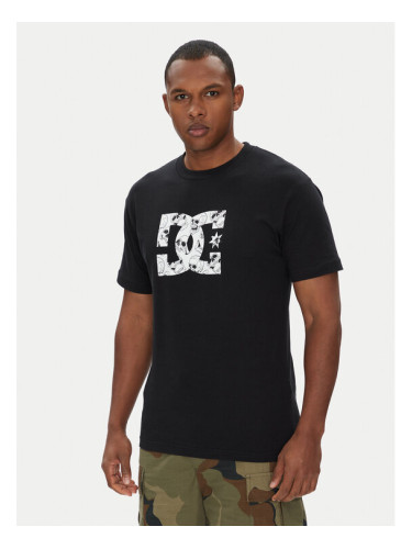 DC Тишърт ADYZT05461 KVJ0 Черен Regular Fit