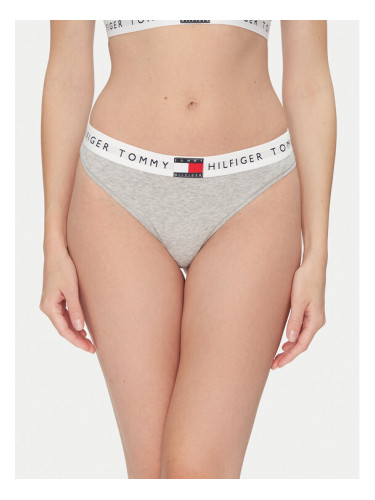 Tommy Hilfiger Бикини тип прашка UW0UW06039 Сив