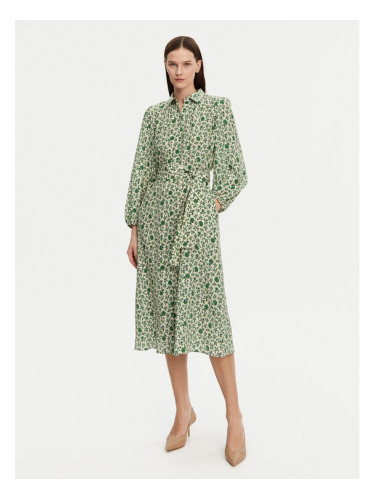 Weekend Max Mara Рокля тип риза Wales 2515221122 Зелен Regular Fit