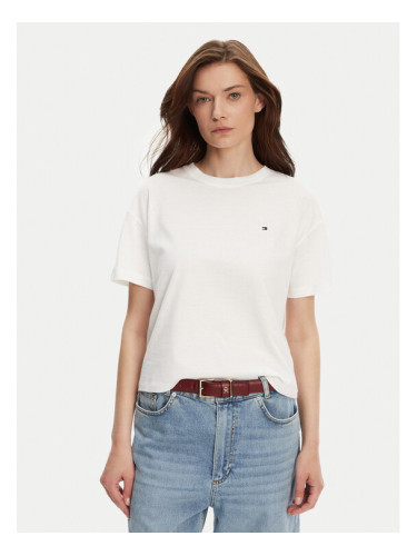 Tommy Hilfiger Тишърт UW0UW05763 Бял Regular Fit