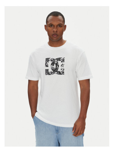 DC Тишърт ADYZT05461 Бял Regular Fit