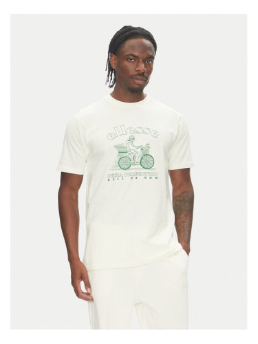 Ellesse Тишърт Mellino SHZ21848 Бял Regular Fit