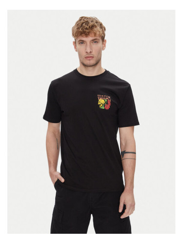 Volcom Тишърт Tooflow A3512551 Черен Classic Fit