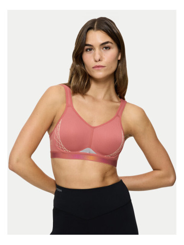 Triumph Спортен сутиен Triaction Cardio Flow 10205923 Розов