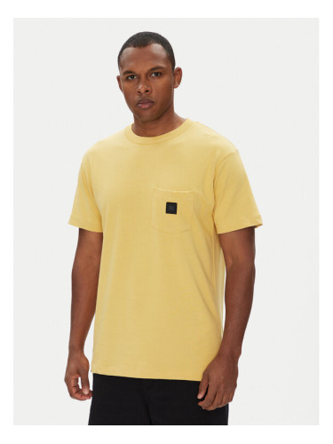 DC Тишърт ADYKT03246 Жълт Regular Fit