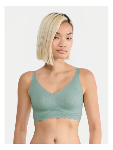 Sloggi Сутиен-топ Zero Feel Bliss 10219598 Зелен