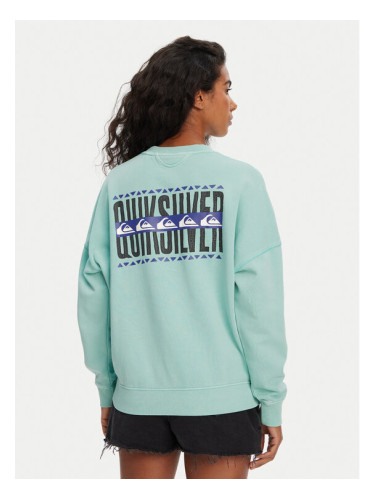 Quiksilver Суитшърт EQWFT03179 Електриков Oversize