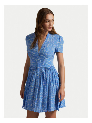 Polo Ralph Lauren Лятна рокля 211969150001 Син Regular Fit