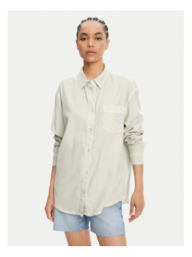 RVCA Риза Showdown 23B051501 Зелен Relaxed Fit