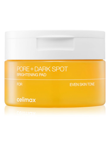 celimax Pore+Dark Spot Brightening Pad тонизиращи възглавнички за освежаване и хидратация 40 бр.
