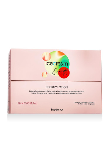 Inebrya Ice Cream Energy Lotion Ampoules Серум за коса 12x10 ml