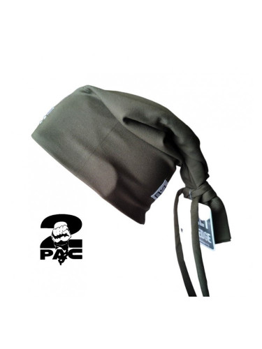 Бийни шапка в цвят каки бродерия 2Pac Beanie Street Knowledge