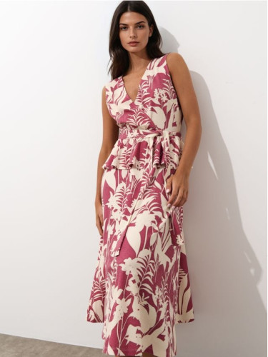 Mohito - Миди рокля - фуксия