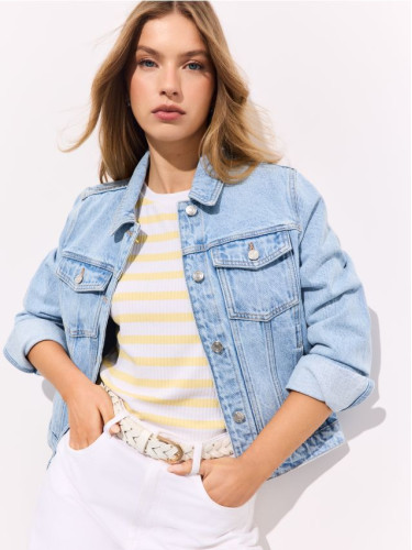 Mohito - Раиран топ - жълто