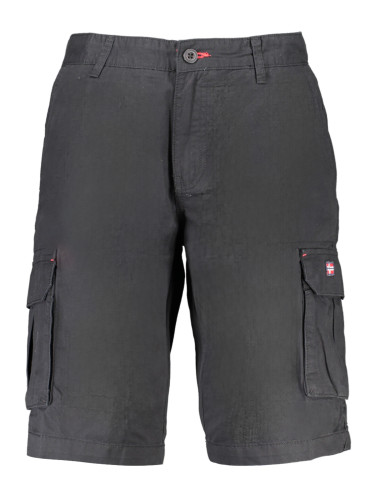 NORWAY 1963 BLACK MEN'S BERMUDA PANTS