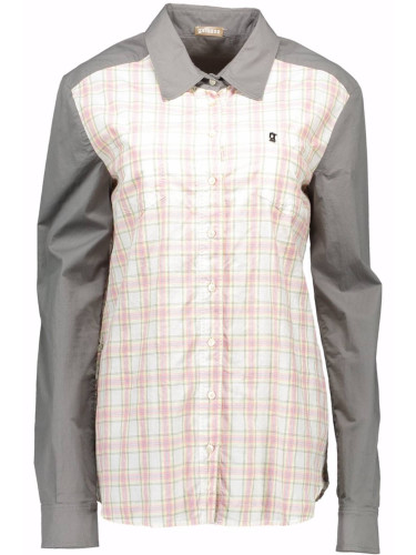 Дамска карирана риза с дълъг ръкав