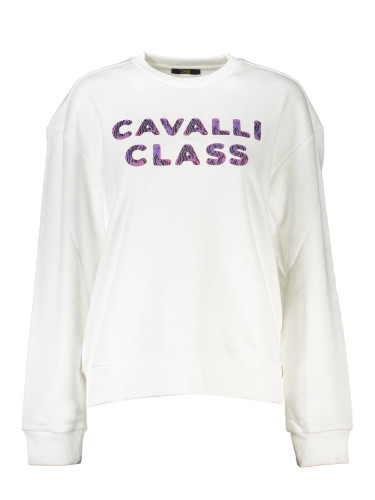 Бял суитшърт Cavalli Class