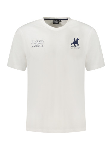US GRAND POLO SHORT SLEEVE T-SHIRT MEN WHITE
