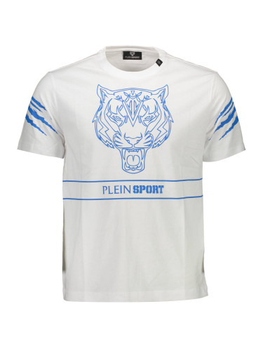 Бяла тениска с къс ръкав PLEIN SPORT