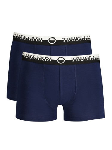 TRUSSARDI MEN'S BLUE BOXER