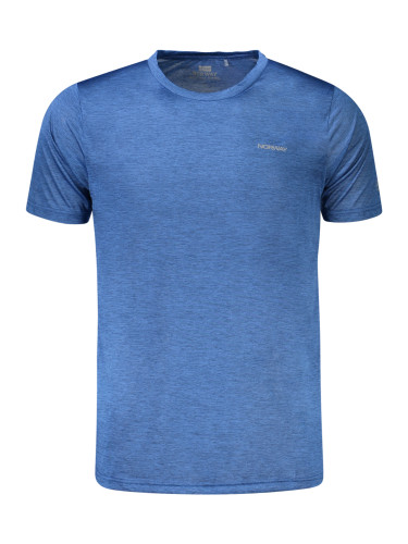 Мъжка тениска с къс ръкав в синьо