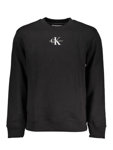 Черен суитшърт с цип Calvin Klein