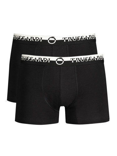 TRUSSARDI MEN'S BLACK BOXER