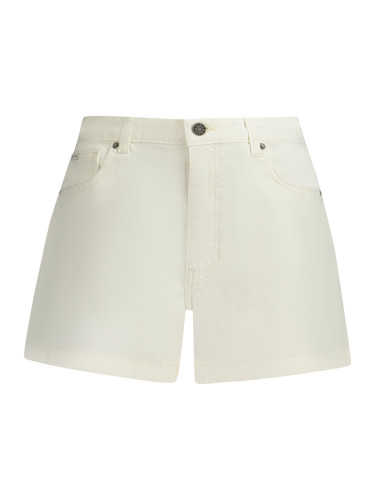 Дамски бели дънкови шорти Guess