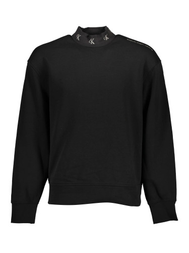 Черен суитшърт с цип Calvin Klein