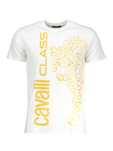 Мъжка тениска Cavalli Class бяла