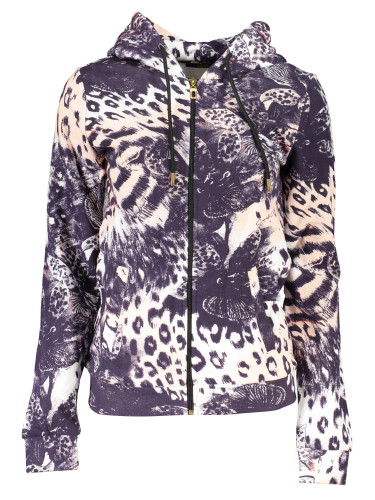 Дамски суитшърт с цип CAVALLI CLASS в розово