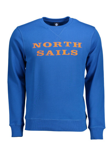 Син суитшърт NORTH SAILS без цип
