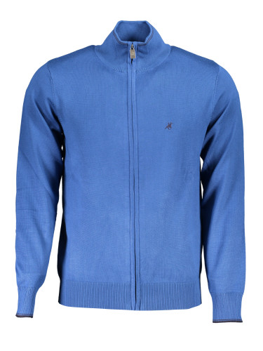 US GRAND POLO CARDIGAN MEN'S BLUE