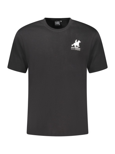 US GRAND POLO SHORT SLEEVE T-SHIRT MEN BLACK