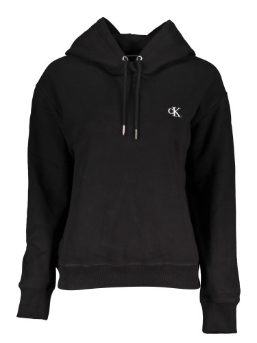 Черен суитшърт с цип Calvin Klein