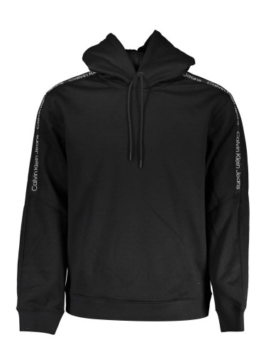 Черен суитшърт с цип Calvin Klein