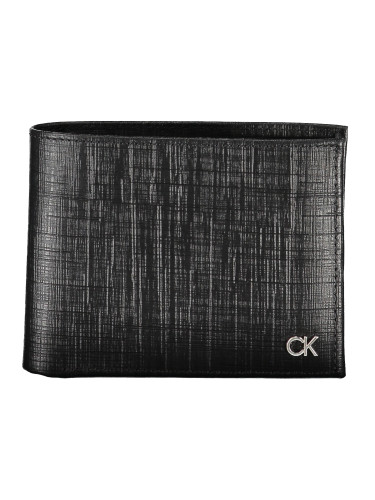 Черен мъжки портфейл Calvin Klein