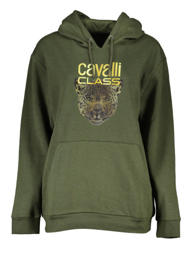 Дамски суитшърт Cavalli Class зелен