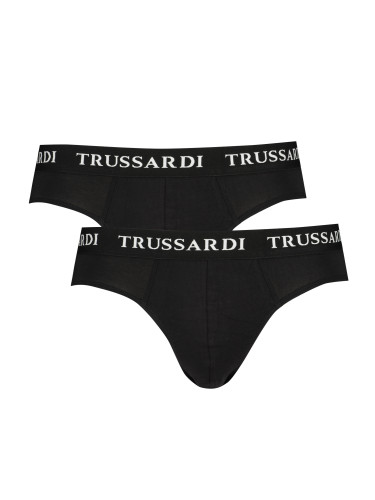TRUSSARDI BLACK MEN'S SLIP
