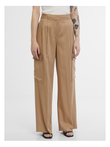 Light brown women's trousers ORSAY