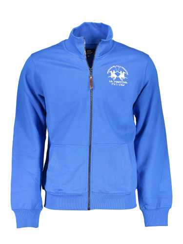 LA MARTINA MEN'S BLUE ZIP-UP SWEATSHIRT