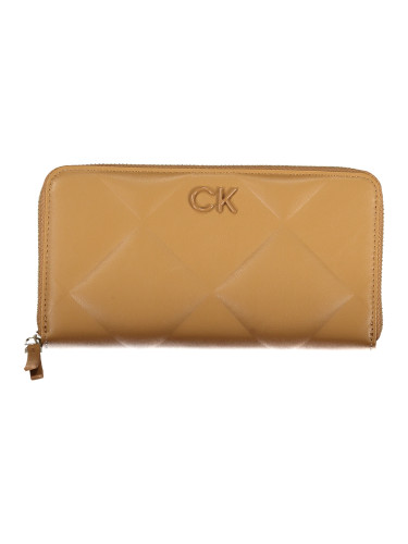 Дамски портфейл Calvin Klein кафяв