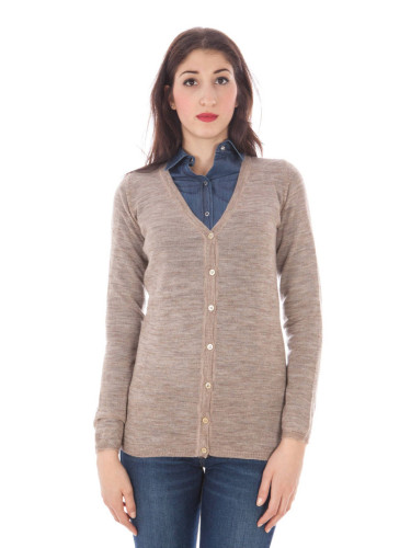 Дамски бежов кардиган Fred Perry