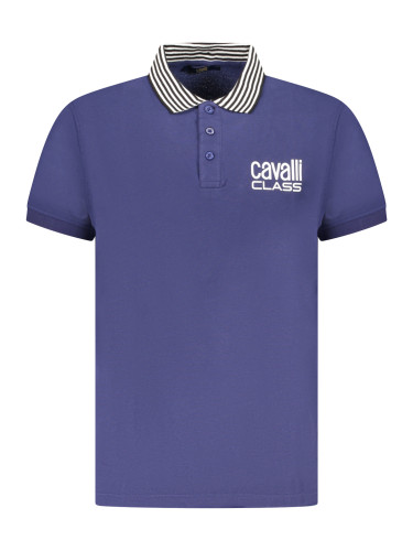 Мъжка поло риза Cavalli Class синя